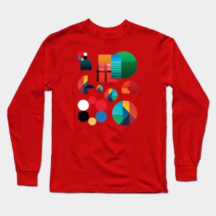 Color circles minimalist Long Sleeve T-Shirt